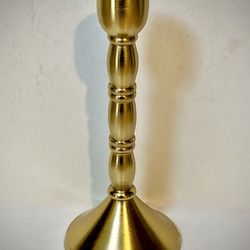Golden Standard Taper Candlestick Holder, 8.25”