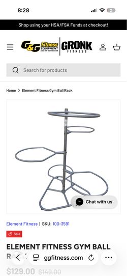 Floor Gym Ball Rack
