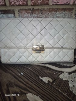 Faux leather handbag