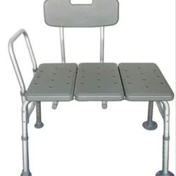 Ktaxon Transfer Bench, Bath Shower Chair Seat, Height Adjustable Shower Stool, for Elderly, Disabled