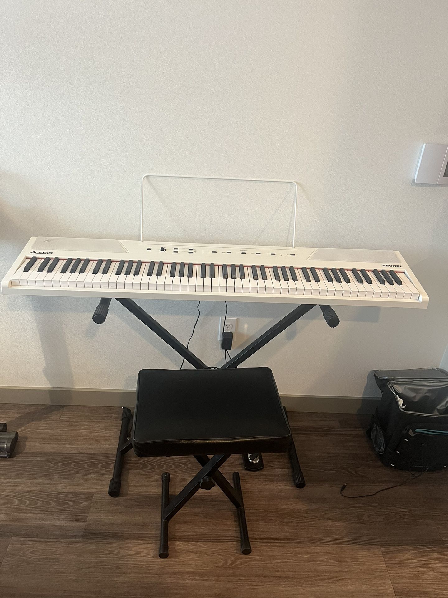 Alesis Recital – 88 Key Digital Piano Keyboard with Semi Weighted Keys