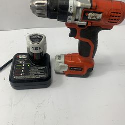 Black & Decker 12 Volt Cordless Drill LDX112 and 2 Lithium Battery for Sale  in Mesa, AZ - OfferUp