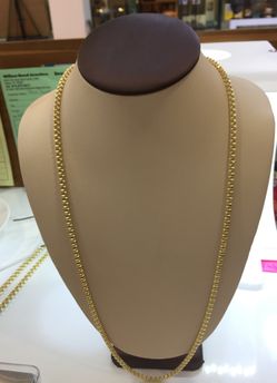10 K Y Gold Alexandria chain 4 mm 26 inches