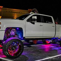 Multi Color With Chasing Wheel Ring Lights