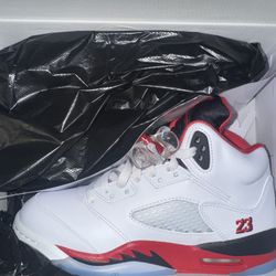 Jordan 5 Fire Red All kids sizes 4-6Y