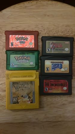 Game boy advance games
