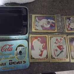 1995 Metal Coca-Cola Trading Cards With Tim