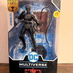 Multiverse Gold Label Collection Catwoman Figure The Batman McFarlane-new with box damaged Sealed