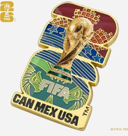 Historical 🏆FIFA World Cup™️ 2026🇺🇸⚽️ 🇲🇽Host Country Pin🇨🇦⚽️🇺🇸 $9 each or 2 for $15!