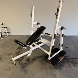 FOR SALE: Flex Fitness Incline Olympic Bench