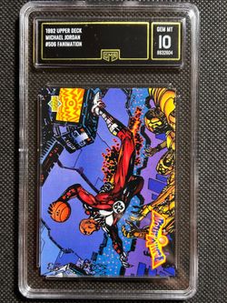 1992-93 Upper Deck Fanimation #506 Michael Jordan - Agent 23 GMA 10 Gem Mint