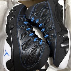 Jordan 9 Proto Blue $250 Size 8.5