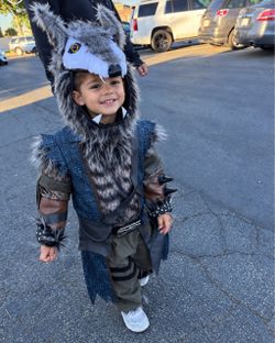 Child werewolf costume