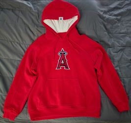 Official Angels Antigua Red Victory Pullover Hoodie