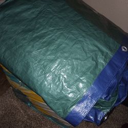 8x10 BLU HAWK TARP& SST KITCHENWARE 