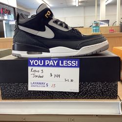 Air Jordan Retro 3 Size 10