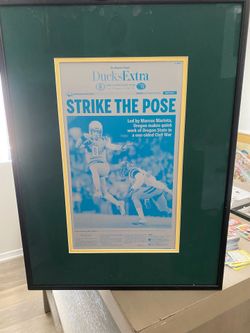 Framed Newspaper