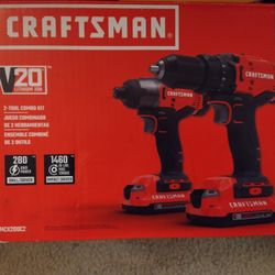 Craftsman 2 Tool Combo Drill And Impact Driver 