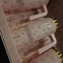 32oz Hydrapeak Cup Pink Bows And Roses