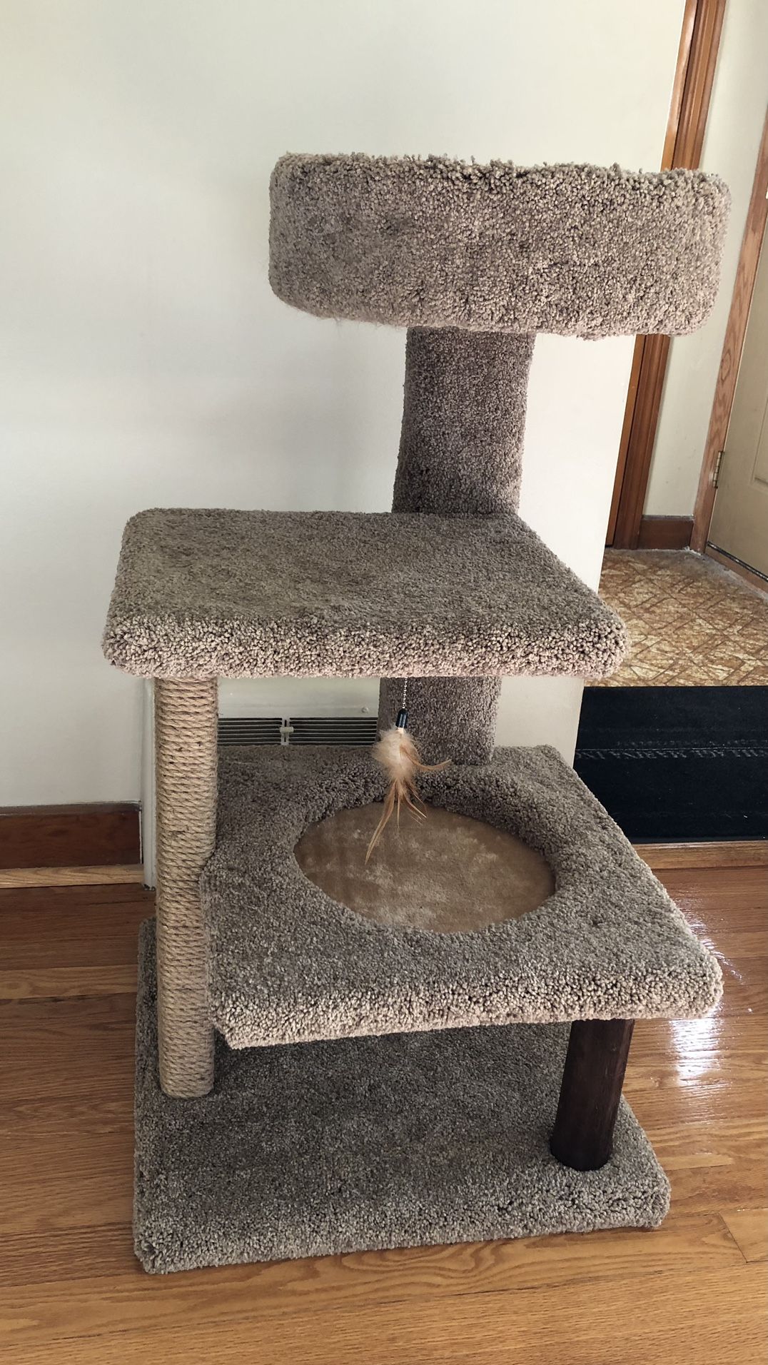 Whisker City 37-in Cozy Climber Cat Tower - $70 OBO