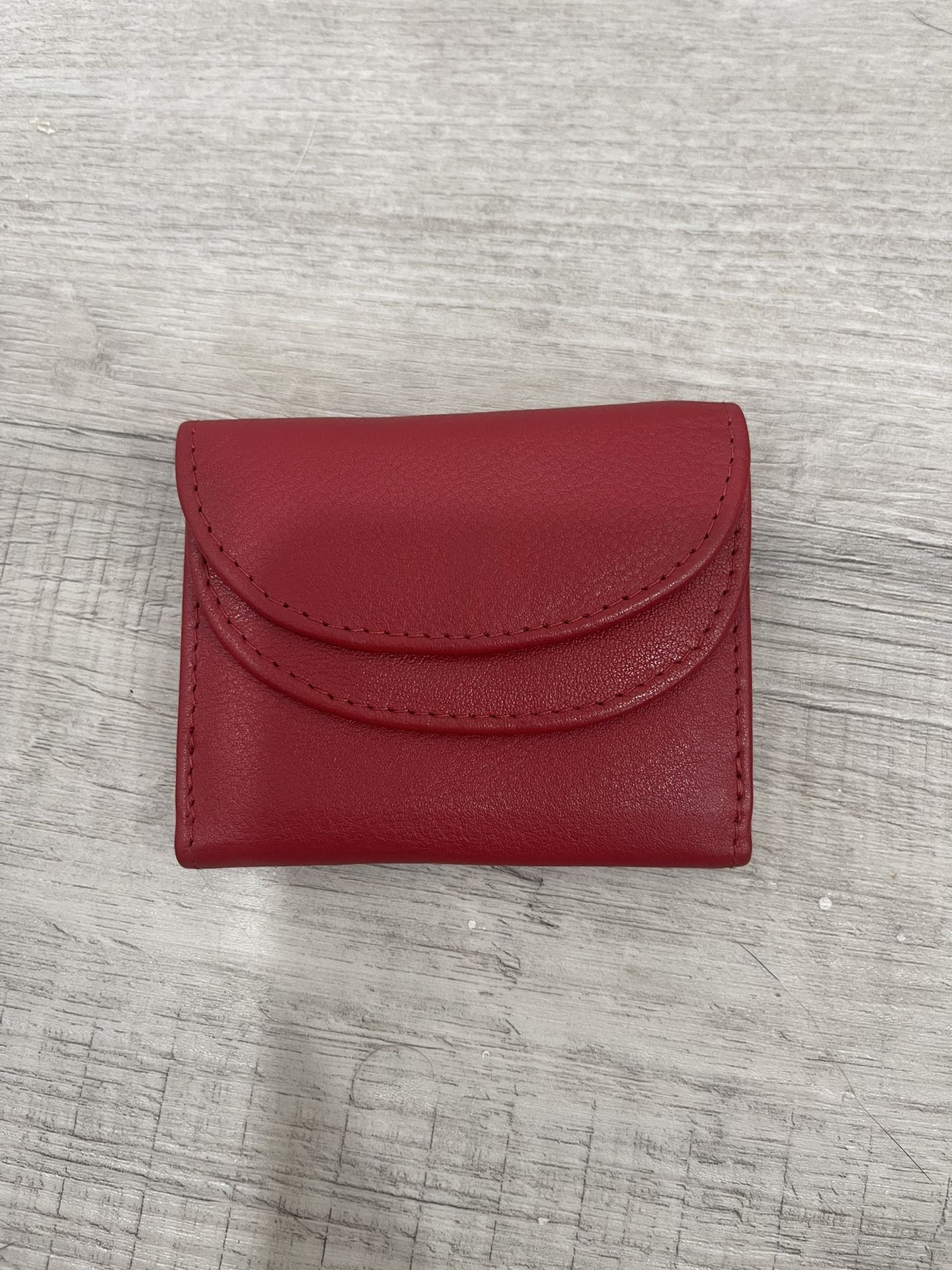 Red Leather Wallet