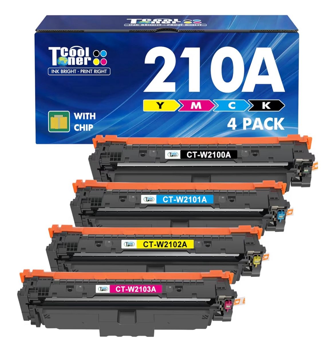 210A Toner Cartridges 4 Pack 210X 4301fdw Compatible