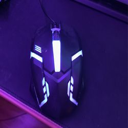 New U Youse Wired Color-Changing Led Gaming Mouse