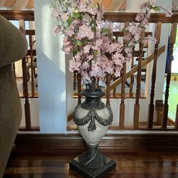 Vase And Fake Flowers 