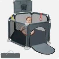 Baby Playpen, 50x50 Inch Playpen for Babies and Toddlers, Small Baby Play https://offerup.com/redirect/?o=WWFyLkJhYnk= Playpen, 50x50 Inch Playpen for