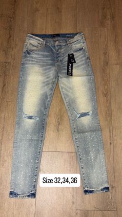 Purple jeans