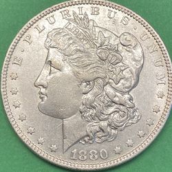 1880-O  UNITED STATES MORGAN SILVER DOLLAR