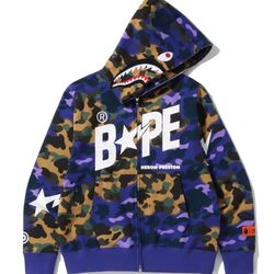 BAPE x Heron Preston Mix 1st Camo Shark