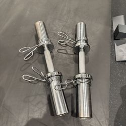 Dumbbell Handles, Loadable Dumbbell Bars for 2-inch