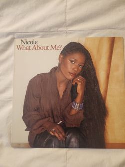 Nicole – What About Me? Vinyl LP -- DJ COPY NEVER PLAYED NM