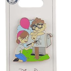 Disney Pixar Up Carl And Ellie Wedding Pin 
