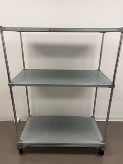 shelf with wheels