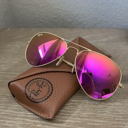 Pink Ray Ban Aviators 