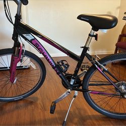 bike and golf clubs