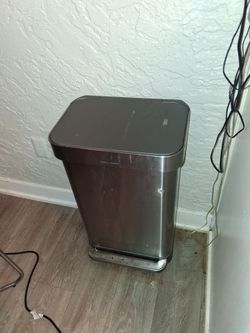 simplehuman Stainless Steel Step Trash Can