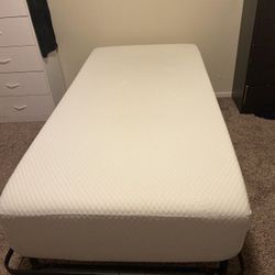 Twin Bed With Metal Stand 