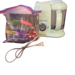 Baby Food Processor And Steamer With 5 Reusable Jars 