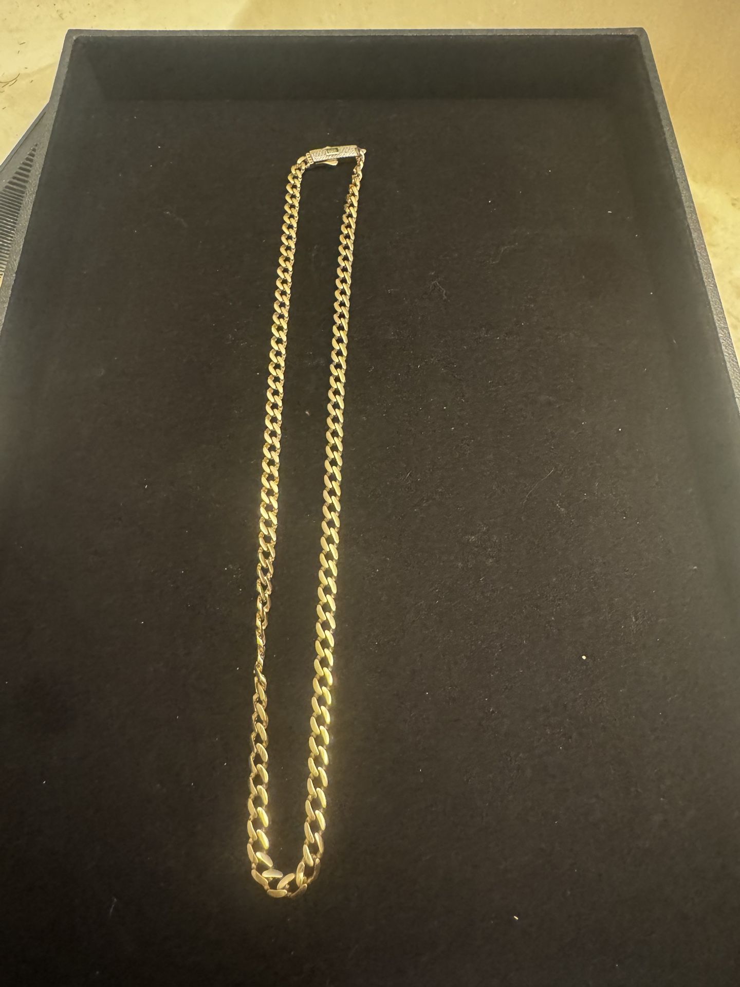 Gold 10k Chain With Custom Clasp