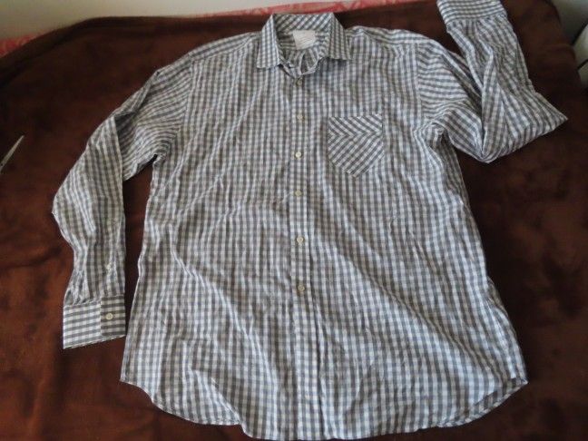 Billy Reid Mens Heirloom L/S Button Shirt multicolor Plaid • USA • Size 17.5