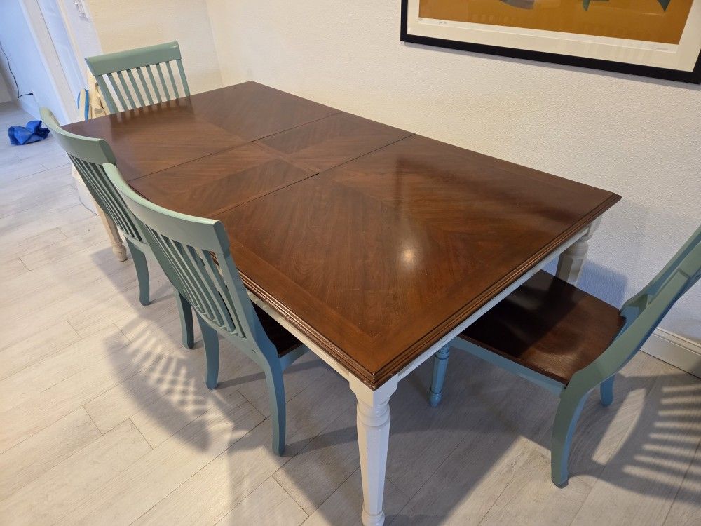 Extendable Dining Table And Chairs