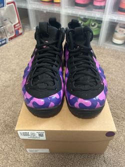 Nike Air Foamposite Purple Camo Size 9.5