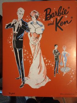 Barbie And Ken Ponytail Doll Case