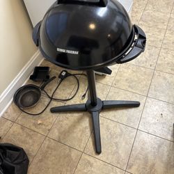 George Forman Grill with stand