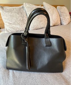 Black Leather Purse