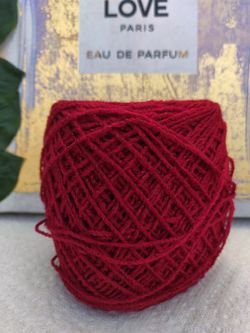 New Brisa crochet yarn 6 pk Deep Red