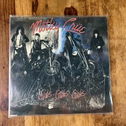 Motley Crue  1987 original vinyl